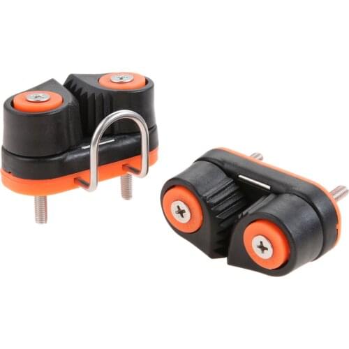 Composite 2 Row Automatic Ball Bearing Cam Cleat with Leading Ring Pilates Equipment Marine Boats Fast Entry Rope Wire Fairlead