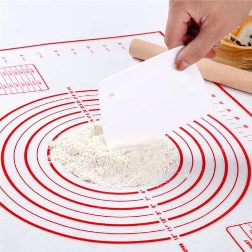 Kitchen Cooking Pastry Tools Clear Anti Slip Non Stick Silicone Baking Mat