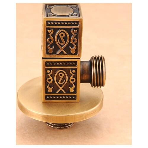 L15576 - Luxury Bronze Color China Traditional Model Brass Angle Valve