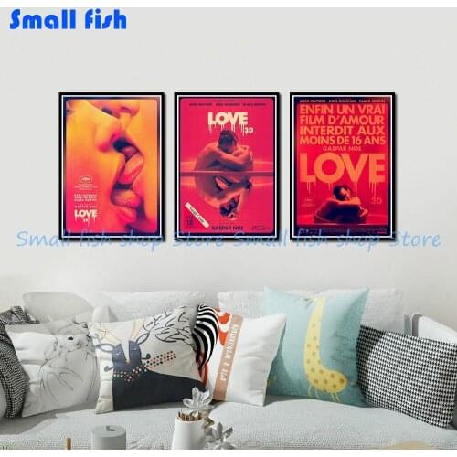 Love poster classic old movie vintage poster retro nostalgia kraft paper wall stickers Home 42*30 cm