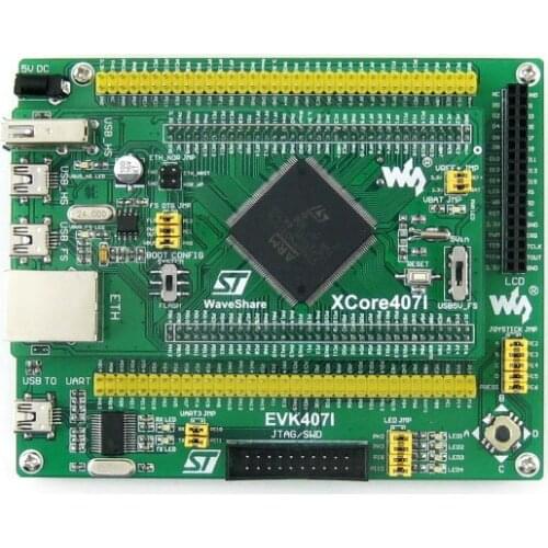 EVK407I STM32F4 Development Board STM32F407IGT6 STM32F407 with USB3300 HS/FS, Ethernet, NandFlash, JTAG/SWD, LCD, USB TO UART