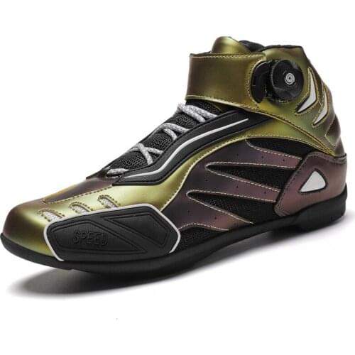Hot Motorcycle Riding Boots Bicycle Scooter Shoes Men Breathable Botas Moto Boot Hombre Motorbike Biker Touring Ankle Shoes