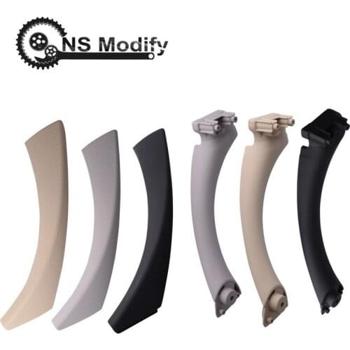 NS Modify Car Inner Door Handle Left Right Side Interior Door Panel Handles Pull Trim Cover For BMW 3 series E90 91 320 325 328
