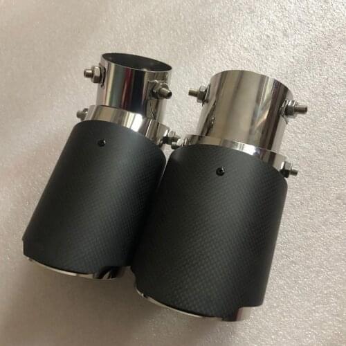 Tip Muffler Car Auto Sport Exhaust Bent Bend Down Pipe Universal Adjustable Angle Carbon Fiber Stainless Exhaust Tip 1 Pcs