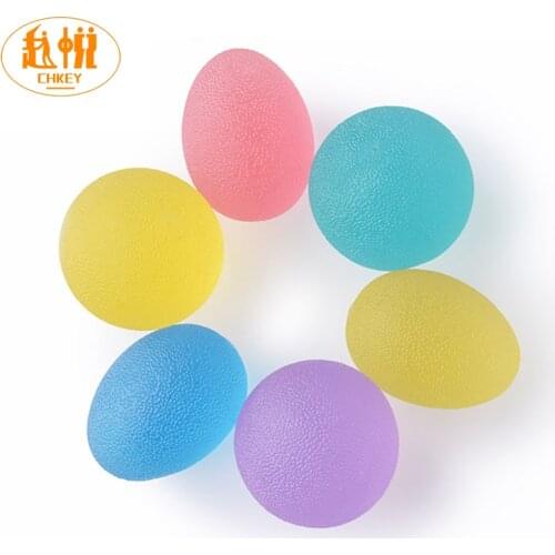 Wholesale Best Offer of Hand Grip Ball Egg Massage Grip Silica Gel Gym Fitness Finger Heavy Exerciser Strength Muscle Recovery