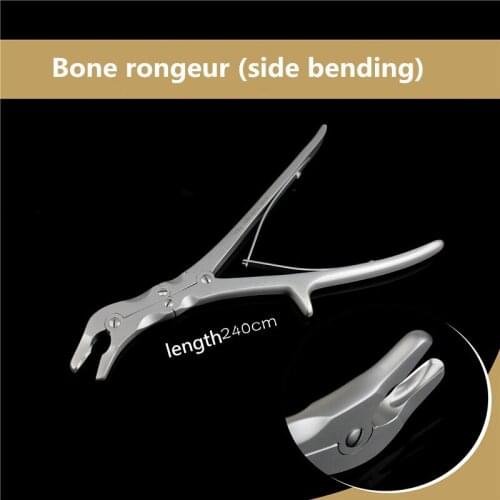 Small animal Orthopedic instrument Medical double joint rongeur, Bone biting forceps spinous process olecranon rongeur Plier