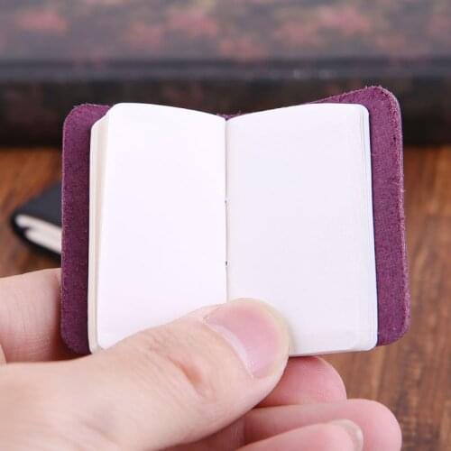 Portable Portable Leather Travel Book Mini Journal Booklet Handmade Cover With Insert Brochure Creative Accessories Writing For