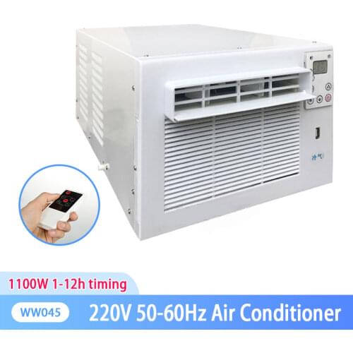 1100W Household Refrigeration Air Conditioner Remote Control Heat/Cold Dual Mode Mini Desktop Portable Air conditioning Fan 220V