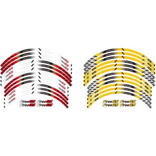 Motorcycles wheel stickers Reflective Rim moto Stripe Tape For BMW F700GS AVVENTURA 19''17