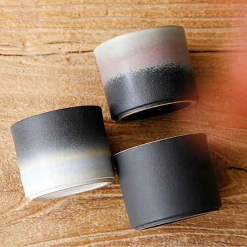 Vintage Coarse Pottery Tea Cup Japanese Teacup Master Tea Bowl Retro Drinkware Water Cup Teaware Decor Crafts