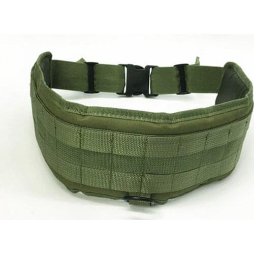 High Quality New Adjustable Canvas Outdoor Tactical ultra-wide Combat Waistband Belt Girdle For Outdoor Sports Hunting