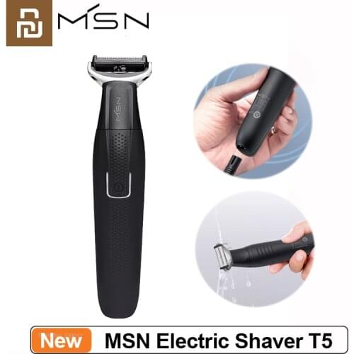 Youpin MSN Electric Shaver T5 IPX5 Waterproof Dry and Wet Double Razor Beard Trimmer Hair Cutter Machine Portable Man Shaver