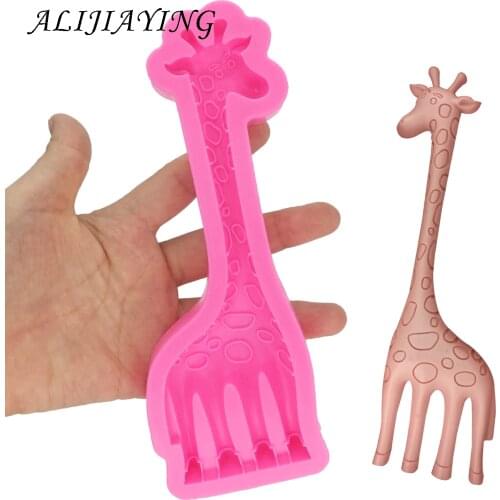 Animal giraffe in silicone form Molds Gumpaste Chocolate Fondant Cake Decorating Tools Sugar Craft Molds DIY Cake