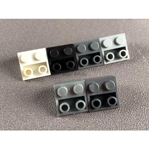 100pcs/lot MOC BRICKS White &Black& Silver gray Slope Inverted 45 2x2 fit with 3660 Educational Building Blocks Bricks Gifts