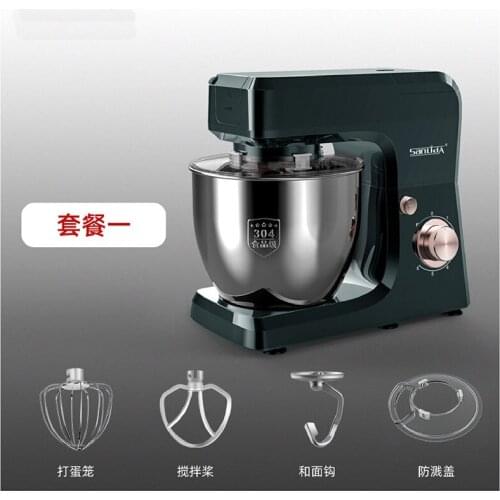 8L Stainless Steel Bowl Electric Stand Food Mixer Cream Blender Knead Dough Cake Bread Chef Machine Whisk Eggs Beater EU US