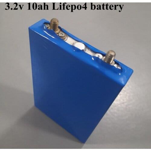 4pcs 3.2v 10ah Lifepo4 Battery 10ah 3.2v 30A High Rate Cell Aluminium Case for 4s 12.8v 10ah Battery DIY Pack Power 24v 8s Kit