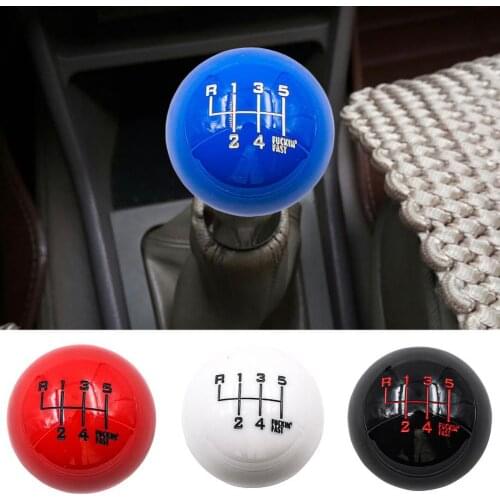Acrylic Unique 5-Speed Gear Shift Head Portable Gear Shifter Knob Standard for Autos