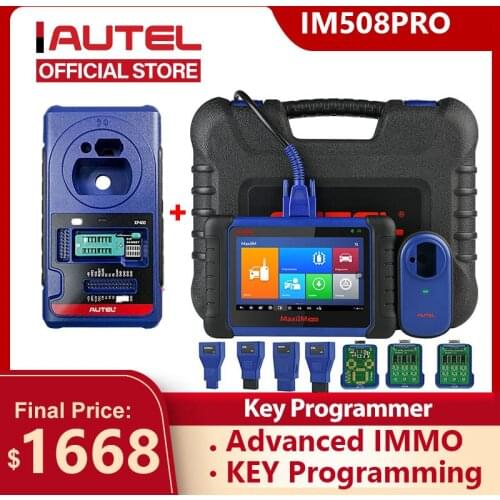 Autel MaxiIM IM508 XP400 PRO Automotive Key Programmer Scanner IMMO Key Programming Car Diagnostic Tool All-in-One Key OBD2 PK I