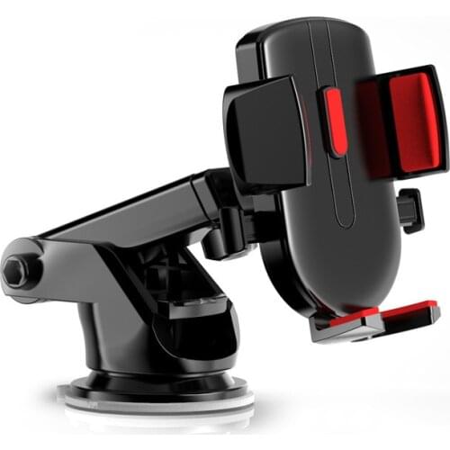 Car mobile phone expenditure tuyere rack suction cup type gravity sensor car mobile phone rack long rod telescopic creative univ