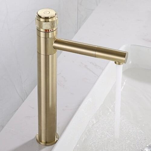 Bronze faucet toilet faucet sink cold and hot water mixer sole black assembled deck handle