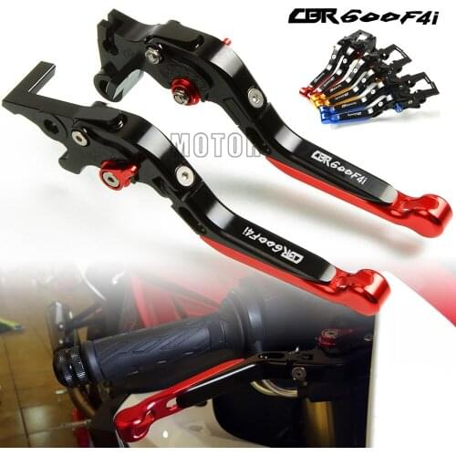 For Honda CBR600F/CBR600 F4i/CBR F4i Sport/F 2001-2007 Motorcycle CNC Aluminum Adjustable Folding Brake Clutch Levers 600F 600 F