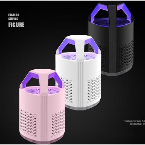 1pc Electric Insect Flying Bugs Trap Portable UV Mosquito Killer Lamp Quiet Bedroom Home Flies Trap