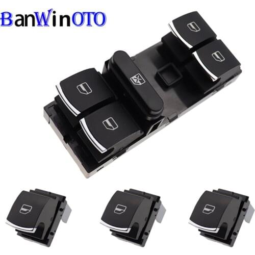 1Set Electric Power Master Window Switch Button For VW Magotan Sagita Golf GT MK5 MK6 Rabbit Passat B6 CC OEM 5ND 959 857 855