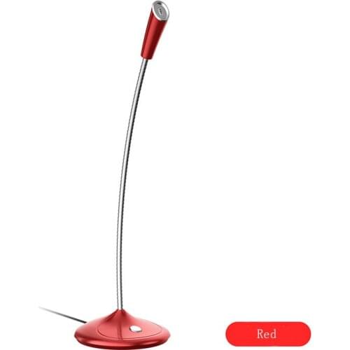 Computer Laptop Desktop USB Gaming Microphone Studio Karaok PC 3.5mm Network Recording Mic