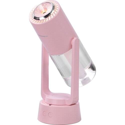 Colorful Car Air Humidifier Aroma Essential Oil Diffuser Ultrasonic Air Purifier LED Projector Anion Atomizer Aroma Acce