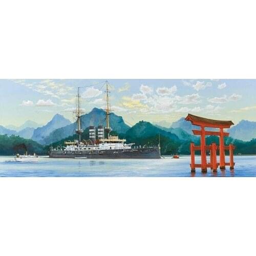 Hobbyboss Model Kits 82002 1/200 Scale Japanese Battleship Mikasa 1902 Assembly