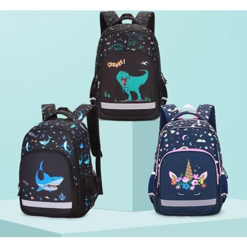 Elementary Middle School Unicorn Whale Backpack Kids Bookbag Durable Travel Rucksack Casual Daypack for Boys and Girls Mochilas