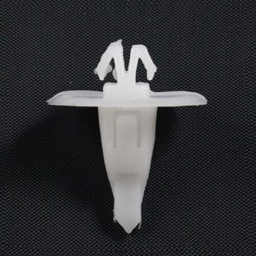 KE LI MI White Nylon Fastener Rivet For Toyota Land Cruiser Fender Door liner Leaf board Trim Panel Retaining Clamp