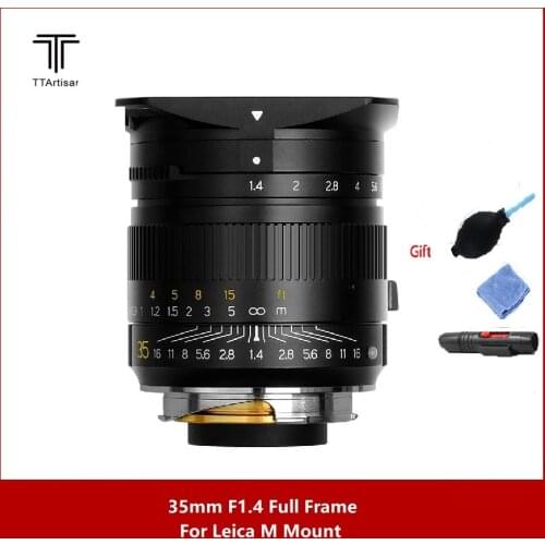 TTArtisan 35mm F1.4 Full Fame Lens for Leica M-Mount Cameras Like Leica M-M M240 M3 M6 M7 M8 M9 M9p M10