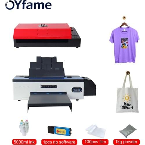 OYfame 2021 A3 DTF Printer L1800-C DTF Printer Heat Trasnsfer DTF Printer With DTF Ink DTF Film A3 T shirt Printing machine