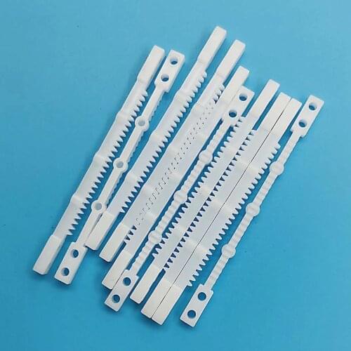4x2x65mm 0.5M Plastic Rack Gear Pinion Drive Sprocket Synchronous Wheel Toy Accessories 10PCS/LOT
