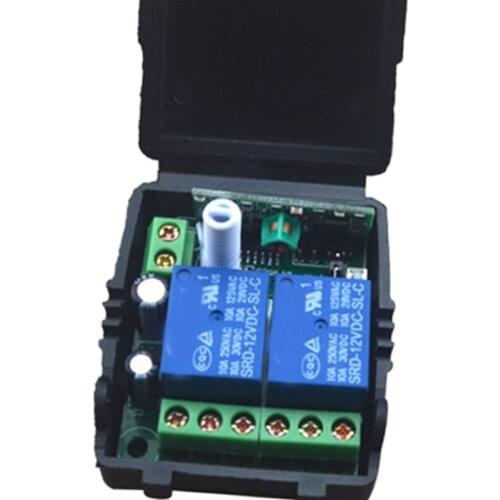 Rf Transmitter 433mhz Remote Control Wireless Remote Control Switch 433mhz DC 12v 2ch Relay Receiver Module