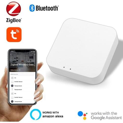 Tuya Multi-mode Gateway Bluetooth-compatible+Zigbee Multi-protocol Gateway Smart Life APP Remote Control For Alexa Google Home