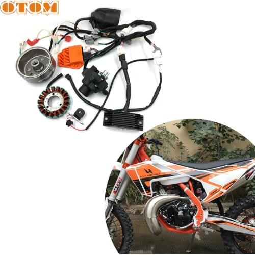 OTOM HJ250H Coil Harness Ignition System Set Complete Electrics Wiring Harness Motorcycle Lgnition Kit For HENGJIAN 2-stroke 250