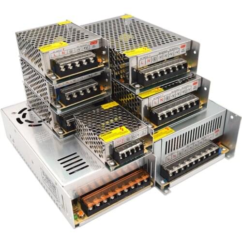 12v 15v 24v 36v Power Supply Lighting Transformers 220v to 12 volt 24 volt 1a 2a 3a 5a 10a 20a 30a Power Supply Adapter For LED