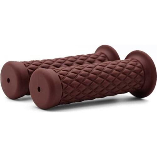 Universal 22mm Motorbike Rubber Handle Vintage Handlebar Hand Grip Bar End For Motocross Moto Grip Pit Bike