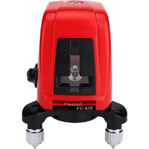 High Precision Laser Spirit Level Mini Building Portable Indoor Rotatable Caster 2 Lines Decoration With Highlights Wall Mount