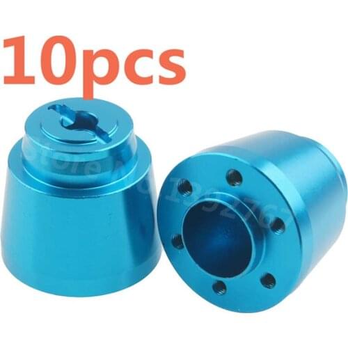10Pcs RC Car Alum. Wheel Hex Hub Adapter Wide For 1/10 Scale Models Remote Control Car Crawler AXIAL SCX10 Yeti Rock Racer 90026