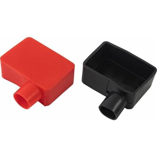 2PCS Universal Car Battery Terminal Cap Negative Positive Terminal Covers Protector Replacement Batteries Car Accessories