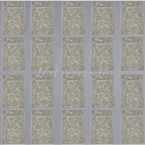 20Pcs 3ply Pearloid Trem Cover Back Plate for Fender Strat Guitar Replacement
