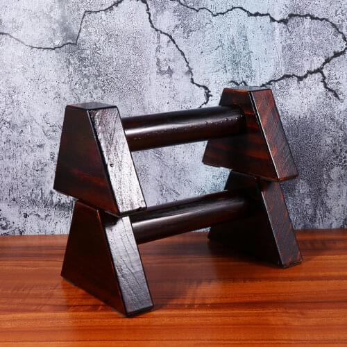 2020 Wooden Calisthenics Handstand Gym Exercise Training Parallel Bar 1 Pair Fitness Sport Push Up Stands Double Rod Bracket