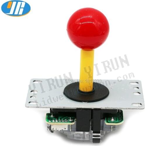 Zero Delay Arcade Joystick Copy SANWA Arcade Stick Fighting Rocker With Red Ball Round Restrictor Gate