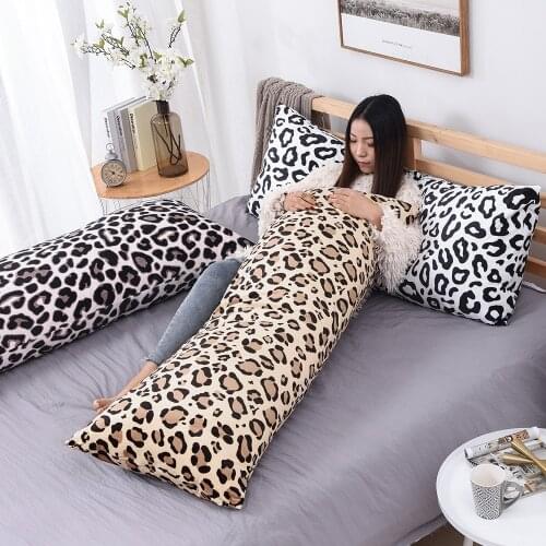 Free Shipping Custom Superfine Plush Equal Body Long Pillow Case Soft Velour Fluffy Cushion Cover Bed Sofa HT-PSVPBC-C