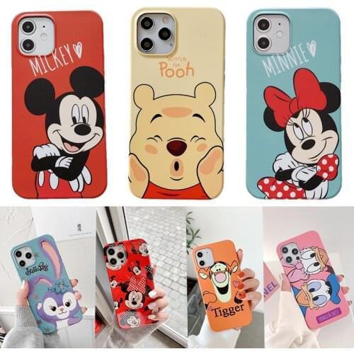 Fashion Disney Pooh Mickey Minnie Donald Original Phone Case for IPhone Se/7/8P/X/XRXS/XSMAX/11/Pro/promax/12/mini Phone Case