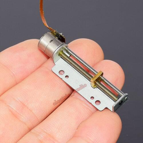 DC 5V/12V 8mm precision screw stepper motor Linear Actuator 2-phase 4-wire Stepping Motor 30mm Stroke