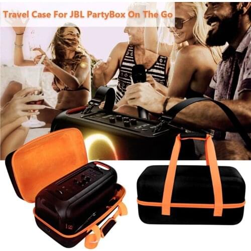 Travel Carry Hard Case Cover Box Bag with Strap For -JBL Partybox On the go Wireless Bluetooth-compatible Speaker